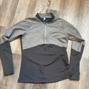 Under Armour Gray Colorblock Pullover